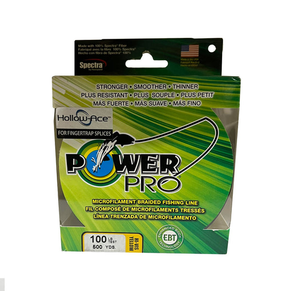 PowerPro Hollow-Ace Braided Line 500 Yard Spools