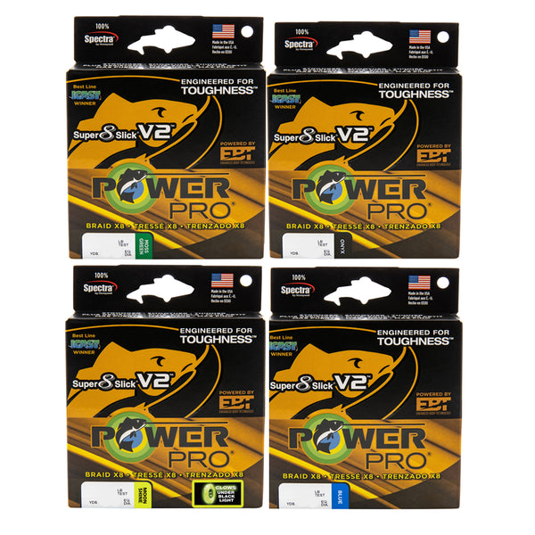 PowerPro Super 8 Slick V2 300 Yard Spools