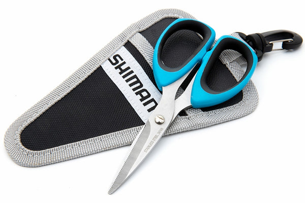 Shimano Brutas Silver Nickel 5in Scissors with Shealth